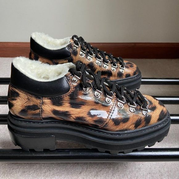 SCHUTZ Wolmen Lucille Leather Boots - NEW NWOB - Picture 6 of 8